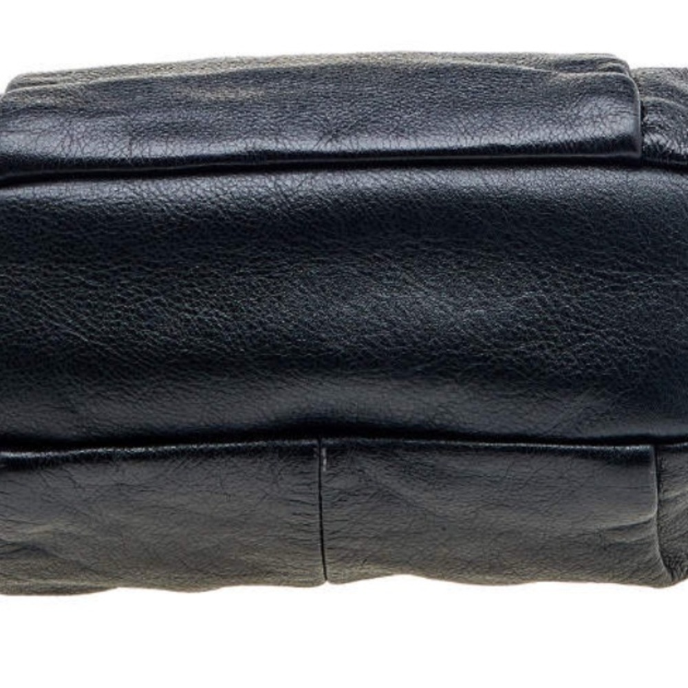 Super Stylish Coach Madison Black Leather Convertible Satchel W Shoulder Strap - Picture 4 of 9
